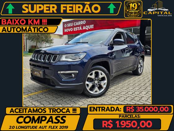 JEEP COMPASS 2.0 16V DIESEL LONGITUDE 4X4 AUTOMÁTICO